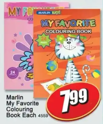 Marlin My Favorite Colouring Book