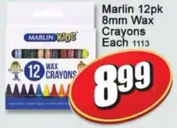 A5 Cash & Carry Marlin Kids Wax Crayons offer