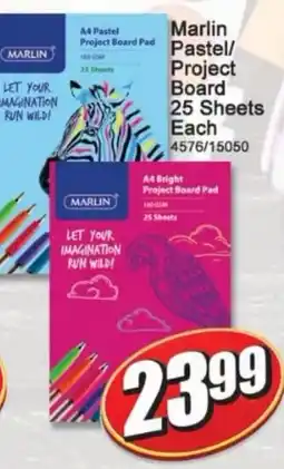 A5 Cash & Carry Marlin Pastel/Project Board offer