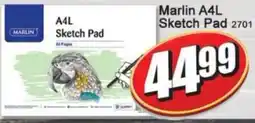 A5 Cash & Carry Marlin A4L Sketch Pad offer