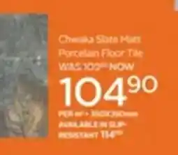 CTM Chwaka Slate Matt Porcelain Floor Tile offer