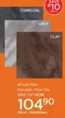 CTM African Matt Porcelain Floor Tile offer