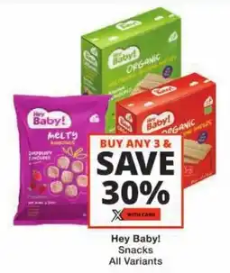 Checkers Hey Baby! Snacks offer