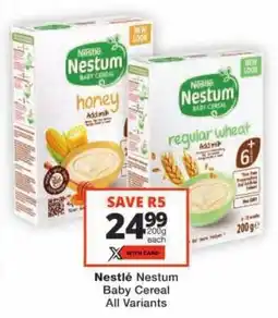 Checkers Nestlé Nestum Baby Cereal offer