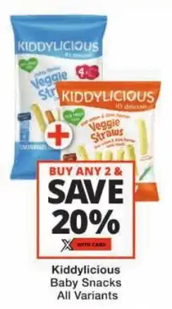 Checkers Kiddylicious Baby Snacks offer