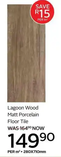 CTM Lagoon Wood Matt Porcelain Floor Tile offer
