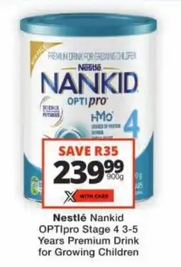 Checkers Nestlé Nankid OPTIpro 4 offer