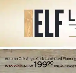 CTM ELF Autumn Oak Angle Click Laminated Flooring offer