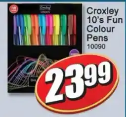A5 Cash & Carry Croixley 10's Fun Colour Pens offer