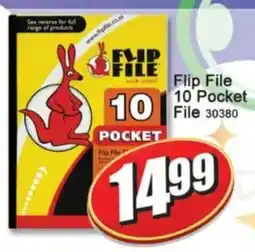 A5 Cash & Carry Flip File 10 Pocket File offer