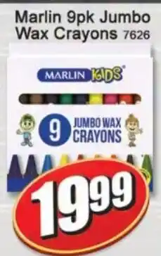 A5 Cash & Carry Marlin Kids Jumbo Wax Crayons offer