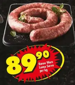 Shoprite Karoo Wors offer