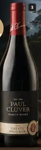 Makro’s liquor Paul Cluver Estate Pinot Noir or Estate Chardonnay offer