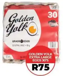 1UP Golden Yolk Extra Large Eggs offer