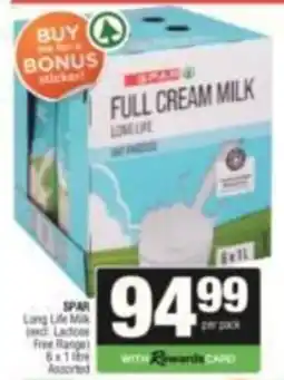 KwikSpar SPAR Full Cream Milk Long Life Assorted offer