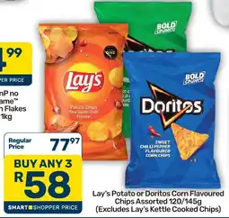 Pick n Pay Lay's or Doritos Chips Assorted offer