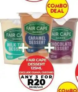 1UP Fair Cape Dessert offer