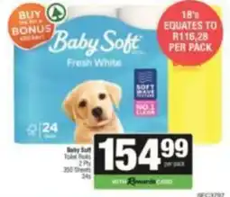 KwikSpar Baby Soft Toilet Rolls offer