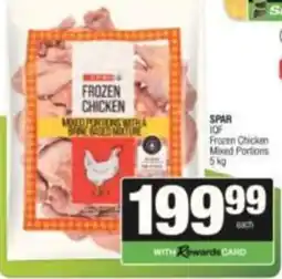 KwikSpar Frozen Chicken Mixed Portions offer