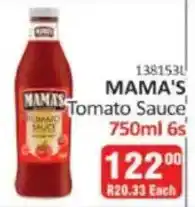 KitKat Cash and Carry MAMA'S Tomato Sauce offer