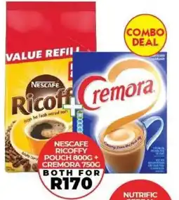 1UP Nescafe Ricoffy + Cremora offer