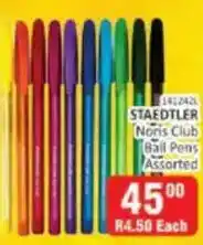 KitKat Cash and Carry STAEDTLER Noris Club Ball Pens Assorted offer