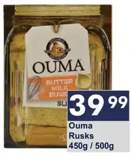President Hyper Ouma Rusks offer