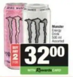 KwikSpar Monster Energy Drink Assorted offer