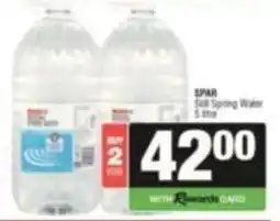KwikSpar SPAR Still Spring Water offer
