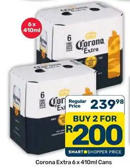 Pick n Pay Corona Extra 6 x 410ml Cans offer