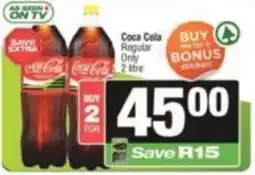 KwikSpar Coca Cola Regular offer