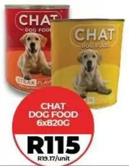 1UP CHAT DOG FOOD offer