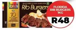 1UP Florida Rib Burgers offer