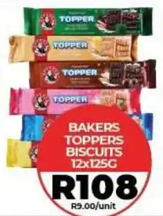 1UP Bakers Toppers Biscuits Assorted offer