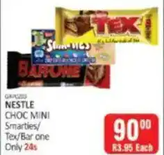 KitKat Cash and Carry Nestle Choc Mini Smarties/ Tex/ Bar one offer