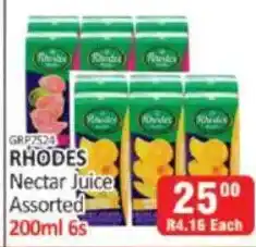 KitKat Cash and Carry RHODES Nectar Juice Assorted offer