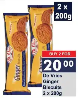 President Hyper De Vries Ginger Biscuits offer