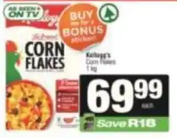 KwikSpar Kellogg's Corn Flakes offer