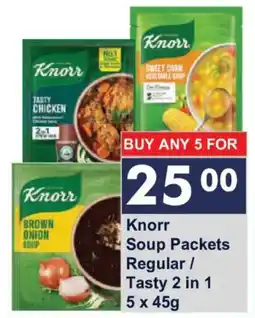 President Hyper Knorr Soup Packets Regular / Tasty 2 in 1 offer