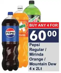 President Hyper Pepsi Regular / Mirinda Orange / Mountain Dew offer