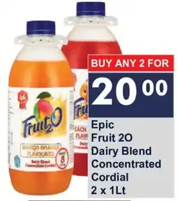 President Hyper Epic Fruit 20 Dairy Blend Concentrated Cordial offer