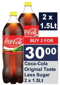 President Hyper Coca-Cola Original Taste Less Sugar offer