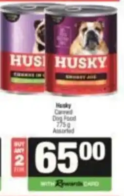 KwikSpar Husky Canned Dog Food Assorted offer