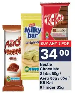 President Hyper Nestlé Chocolate Slabs / Aero / Kit Kat offer