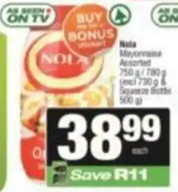 KwikSpar Nola Mayonnaise Assorted offer