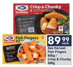 President Hyper Sea Harvest Fish Fingers Crisp & Chunky offer