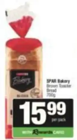 KwikSpar SPAR Bakery Brown Toaster Bread offer