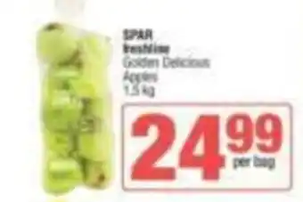 KwikSpar SPAR Freshline Golden Delicious Apples offer