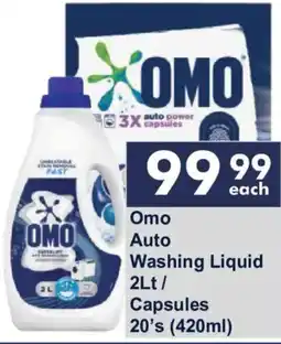 President Hyper Omo Auto Washing Liquid offer