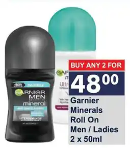 President Hyper Garnier Minerals Roll On Men / Ladies offer